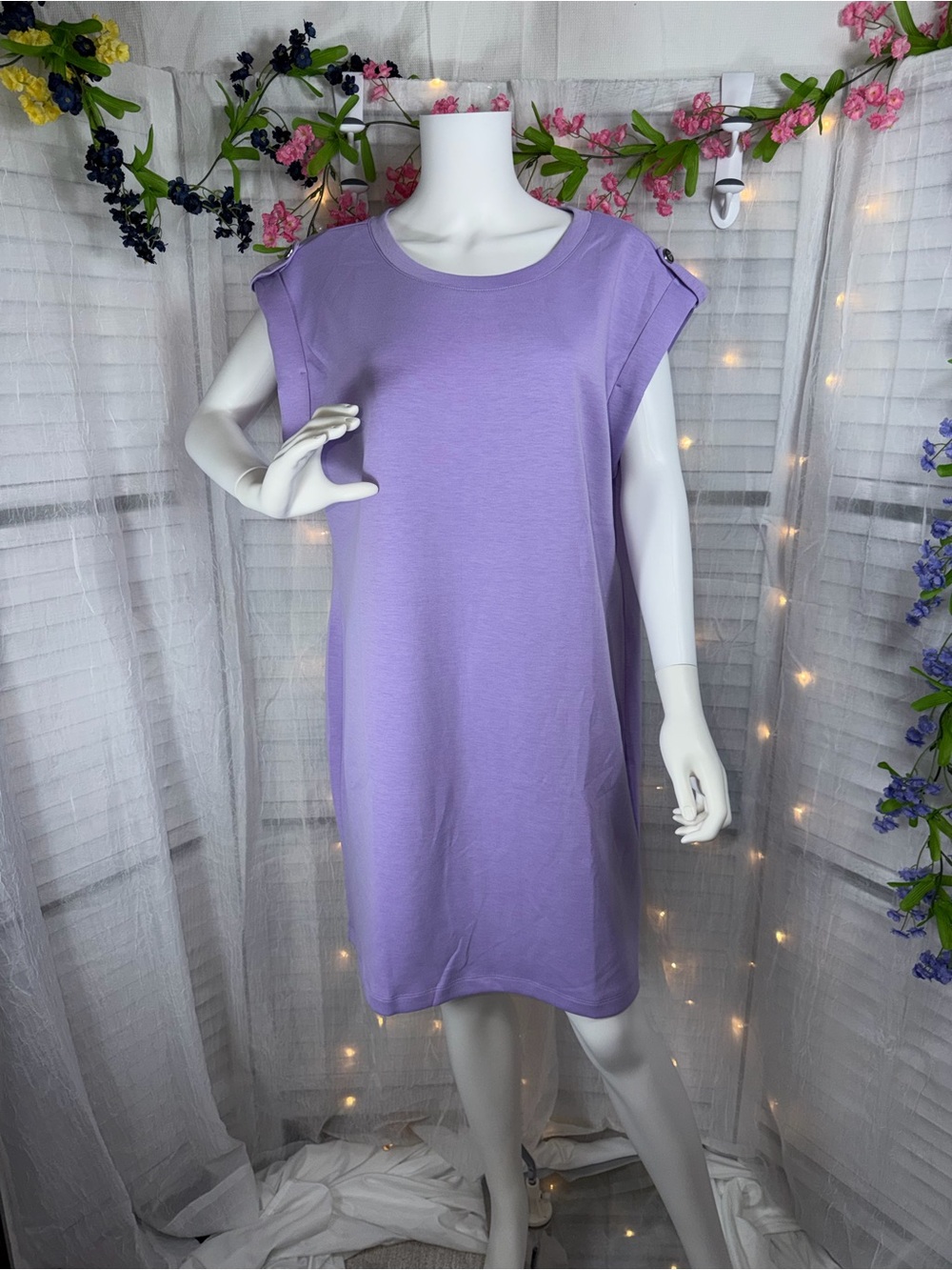Dear Scarlett Lavender dress (scuba fabric)